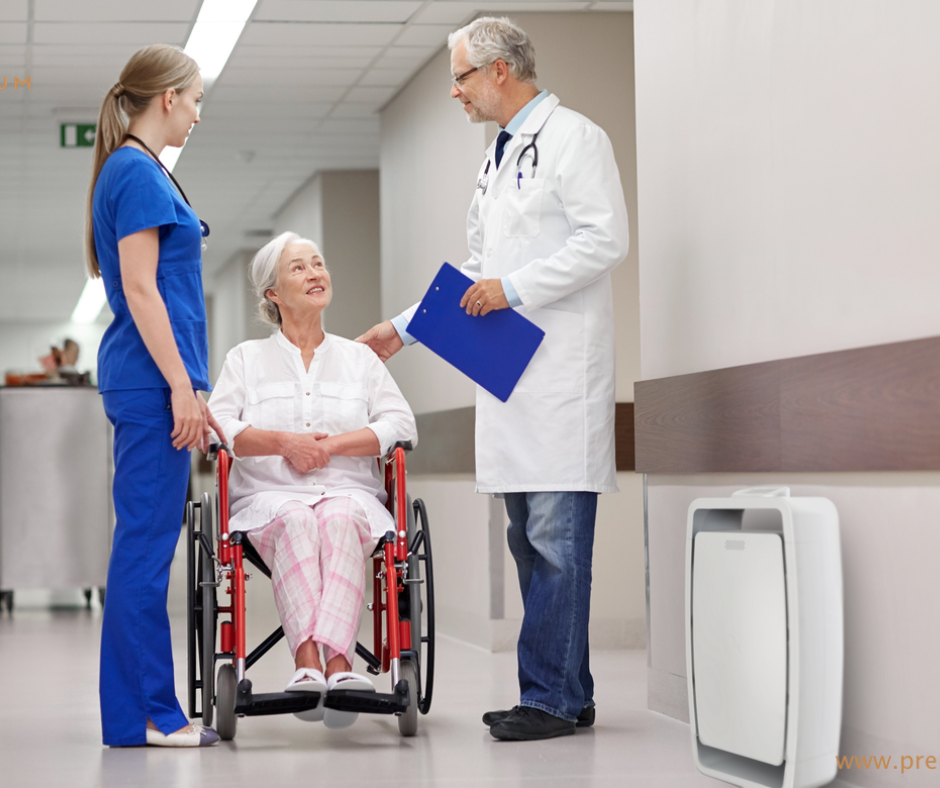 Oczyszczacz Eolis 1200s w przychodni