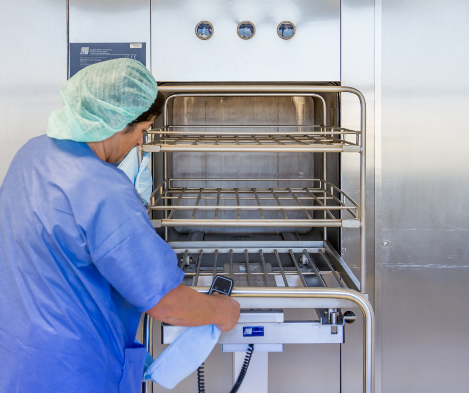 Sterylizatornia medyczna w szpitalu