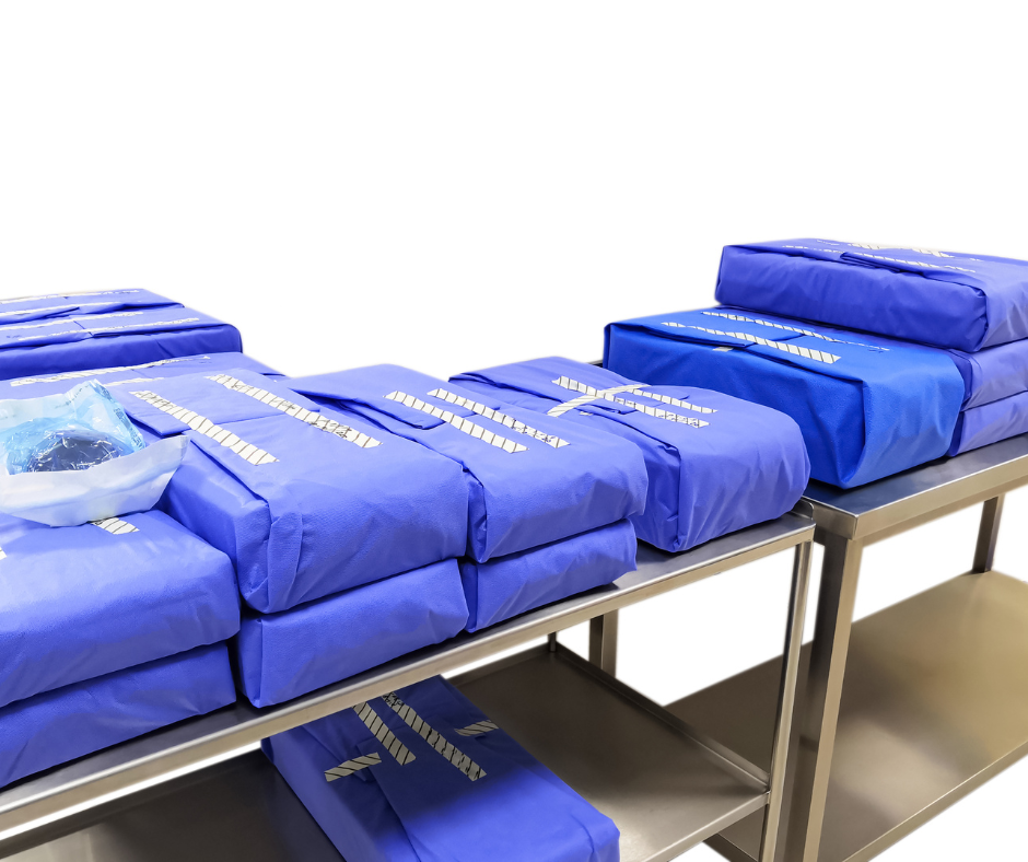 Pakiet do sterylizacji gotowy do operacji