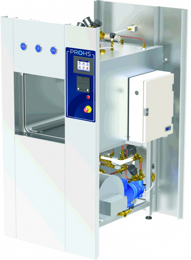 Sterylizator parowy PROHS - przekrój