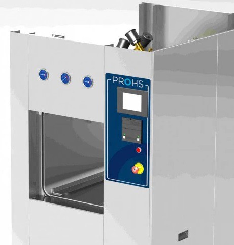 Sterylizator parowy PROHS - zbliżenie na panel